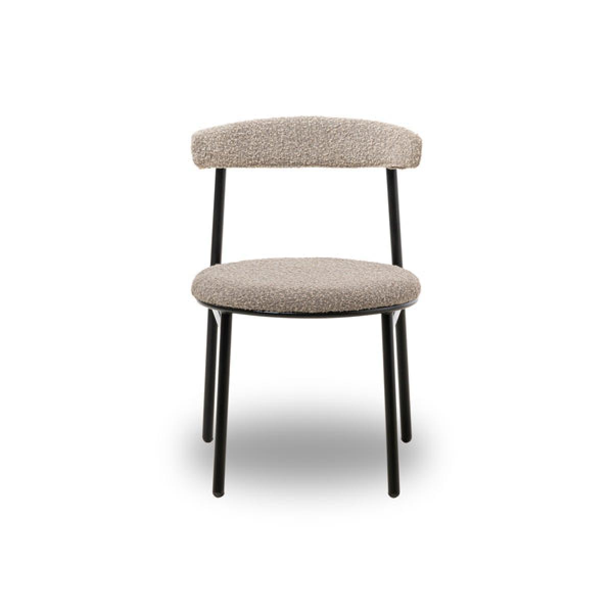 Liang & Eimil Nook Boucle Taupe Dining Chairs – image 3