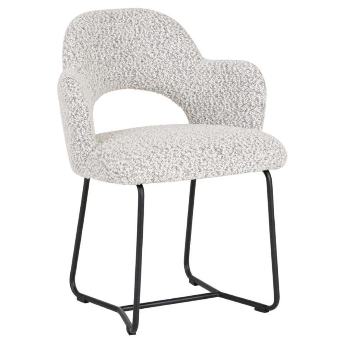 Must Living Vista Arm Chair in Light Grey Boucle – image 2