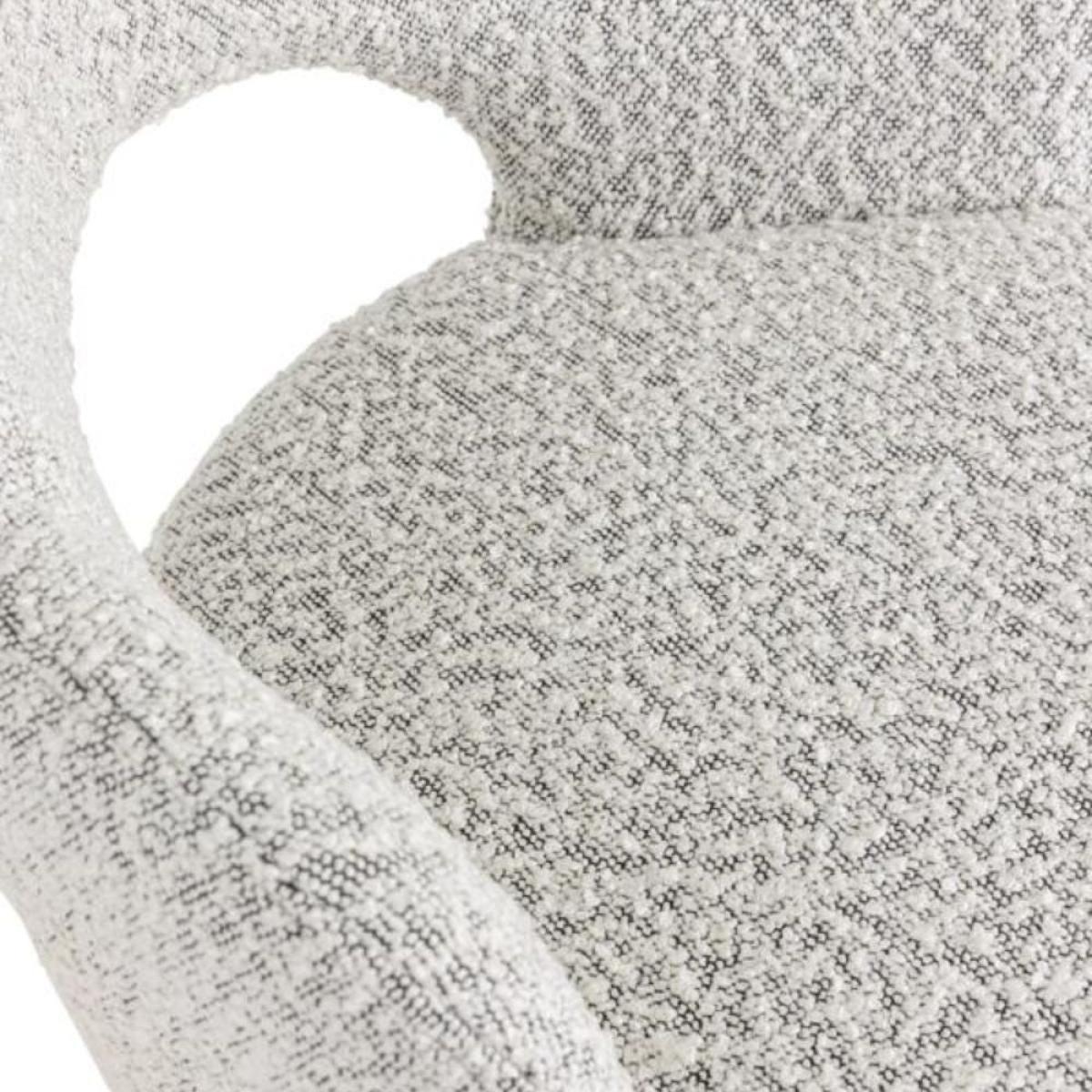 Must Living Vista Arm Chair in Light Grey Boucle – image 3