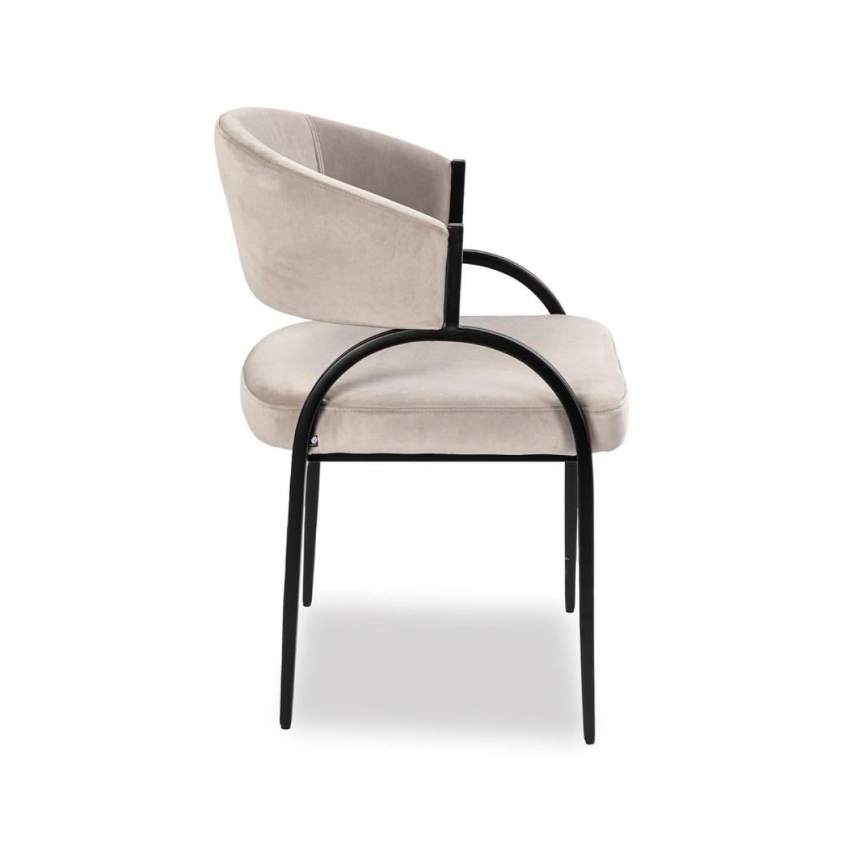 Liang & Eimil Pavilion Dining Chair in Kaster Light Grey | Outlet – image 3
