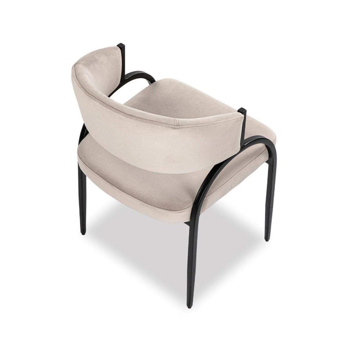 Liang & Eimil Pavilion Dining Chair in Kaster Light Grey | Outlet – image 4