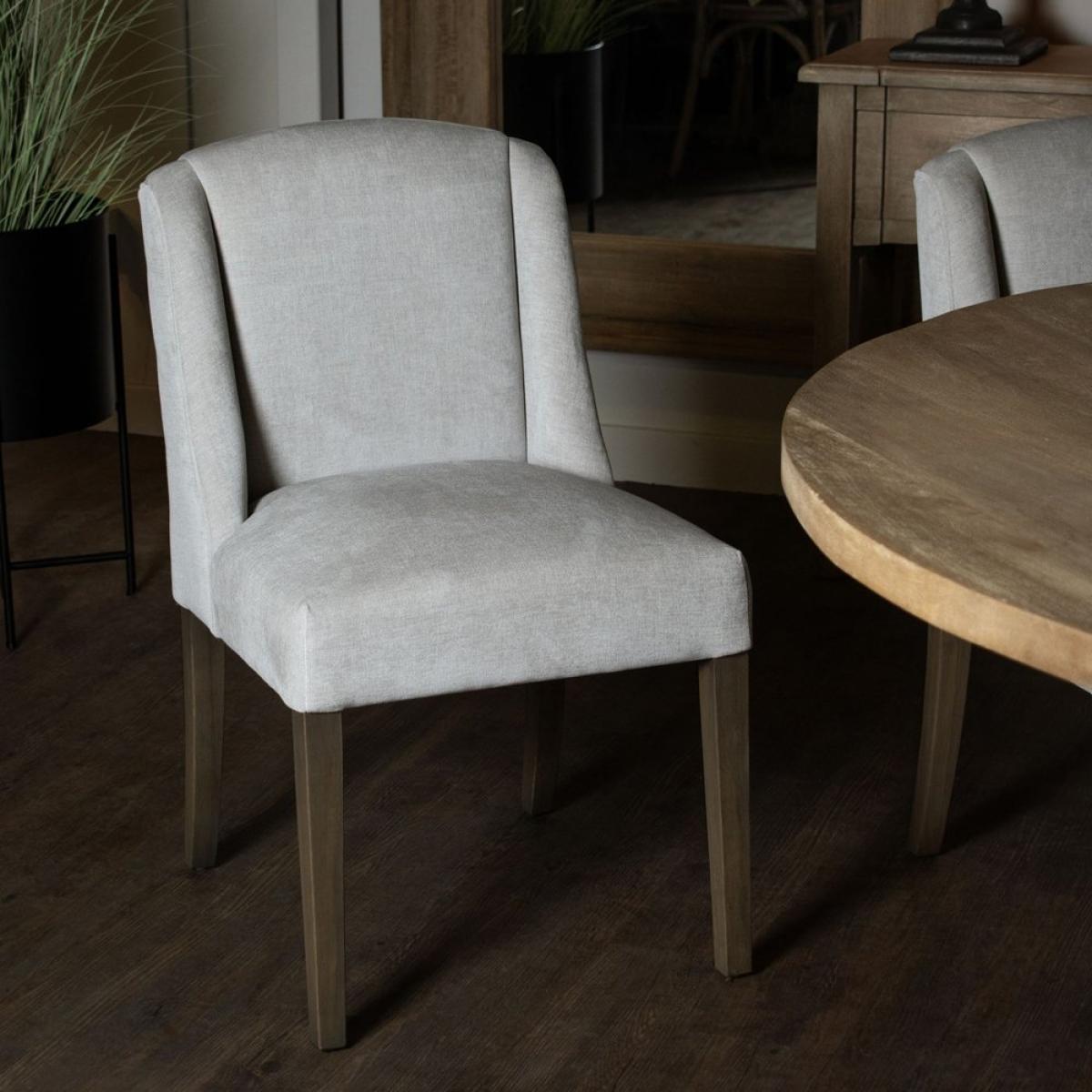 Hill Interiors Compton Grey Dining Chair – image 2