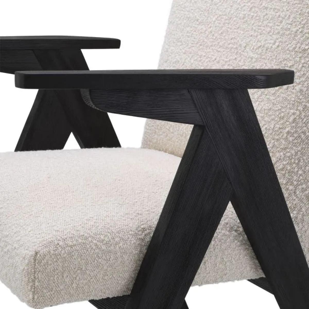 Eichholtz Bobo Dining Chair in Bouclé Cream – image 3