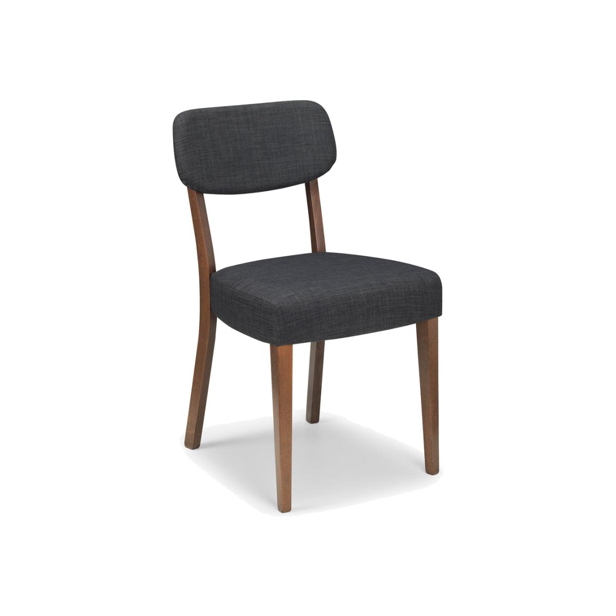 Olivia's Set of 2 Farley Chairs in Walnut & Grey – image 1
