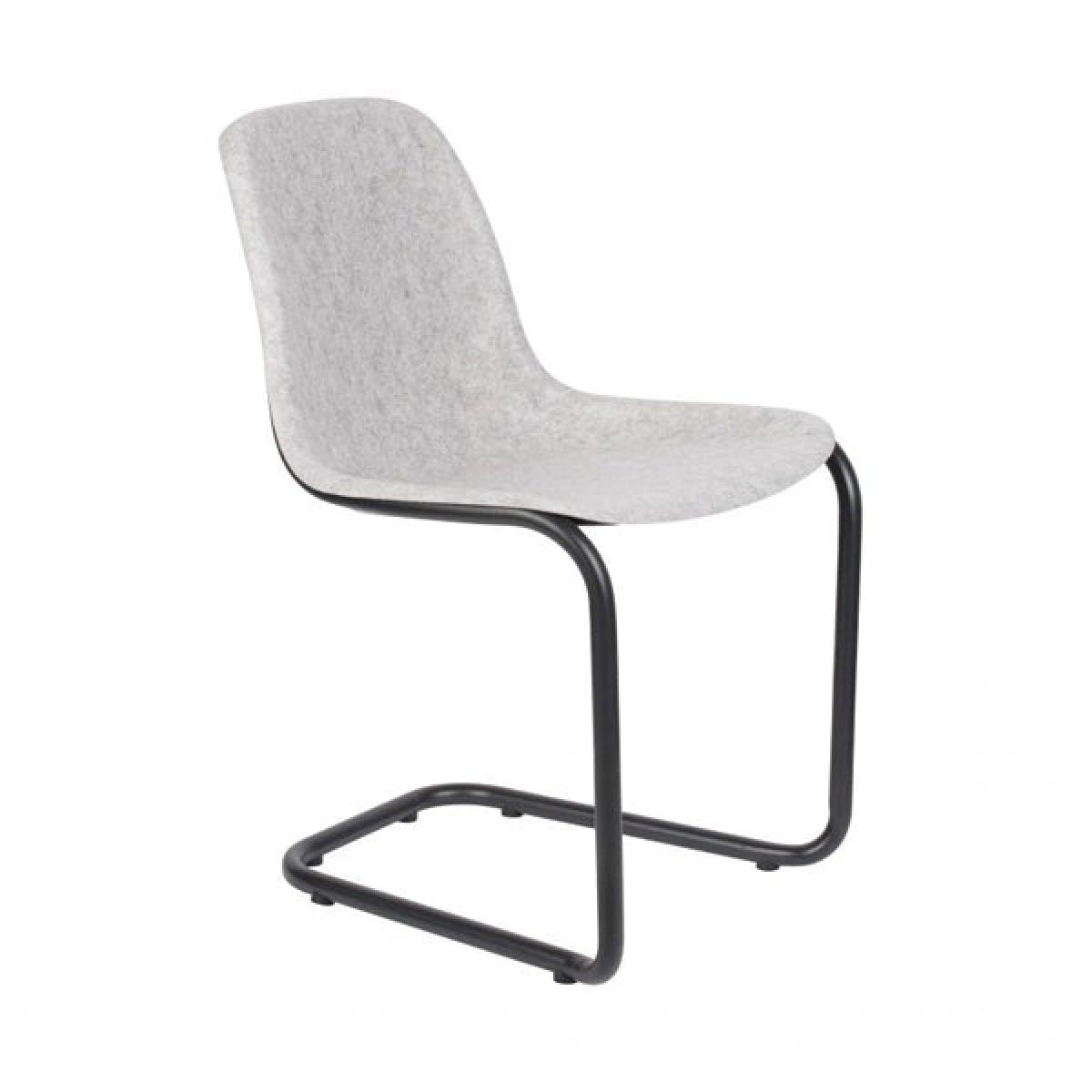 Zuiver Set of 2 Thirsty Dining Chairs in Ash Grey – image 2