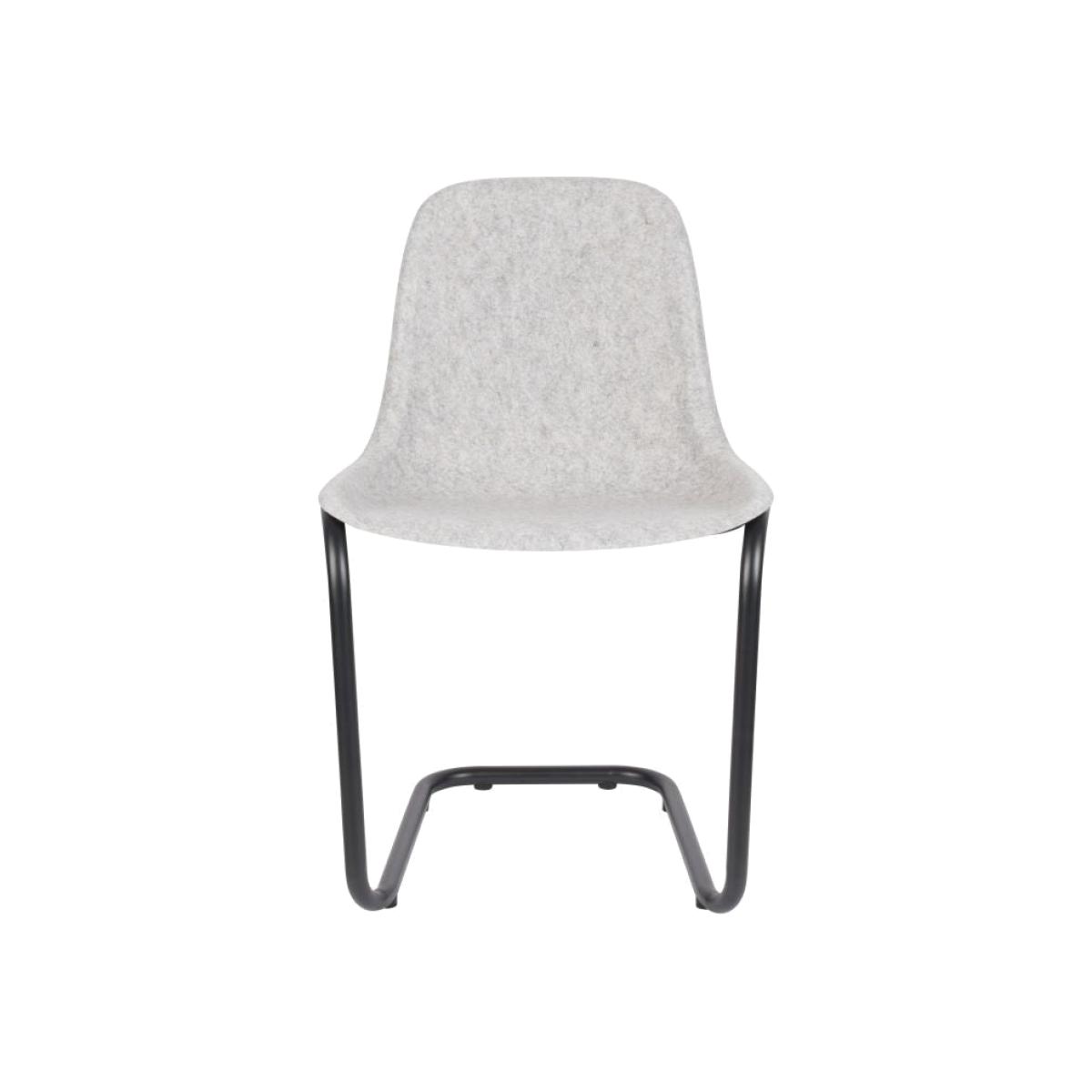 Zuiver Set of 2 Thirsty Dining Chairs in Ash Grey – image 1