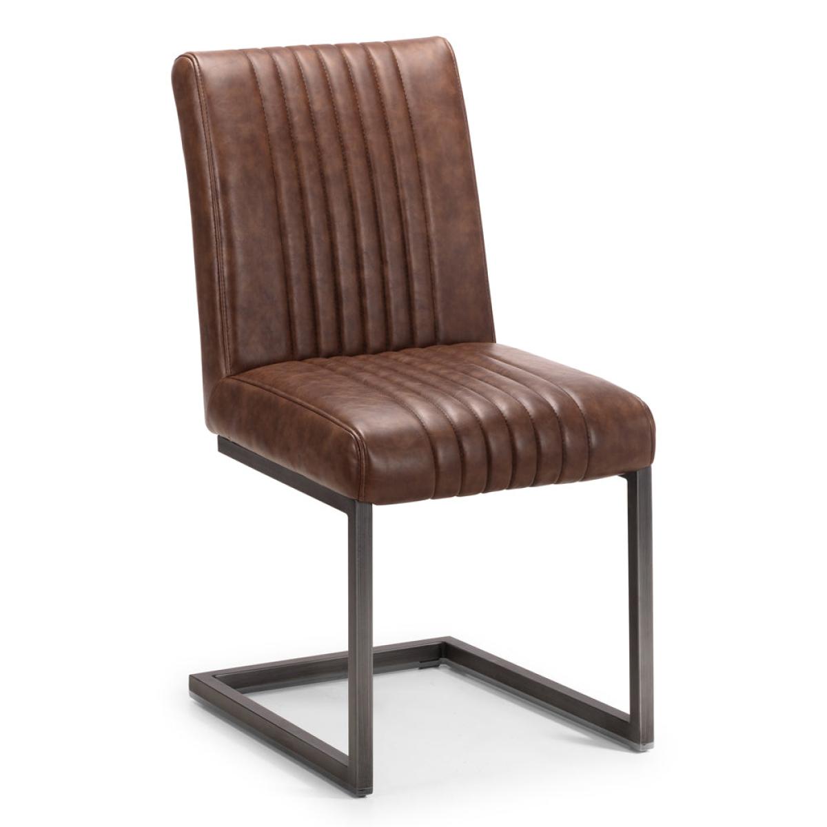 Olivia's Set of 2 Baxter Chairs in Brown – image 2