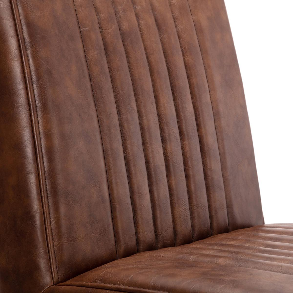 Olivia's Set of 2 Baxter Chairs in Brown – image 4