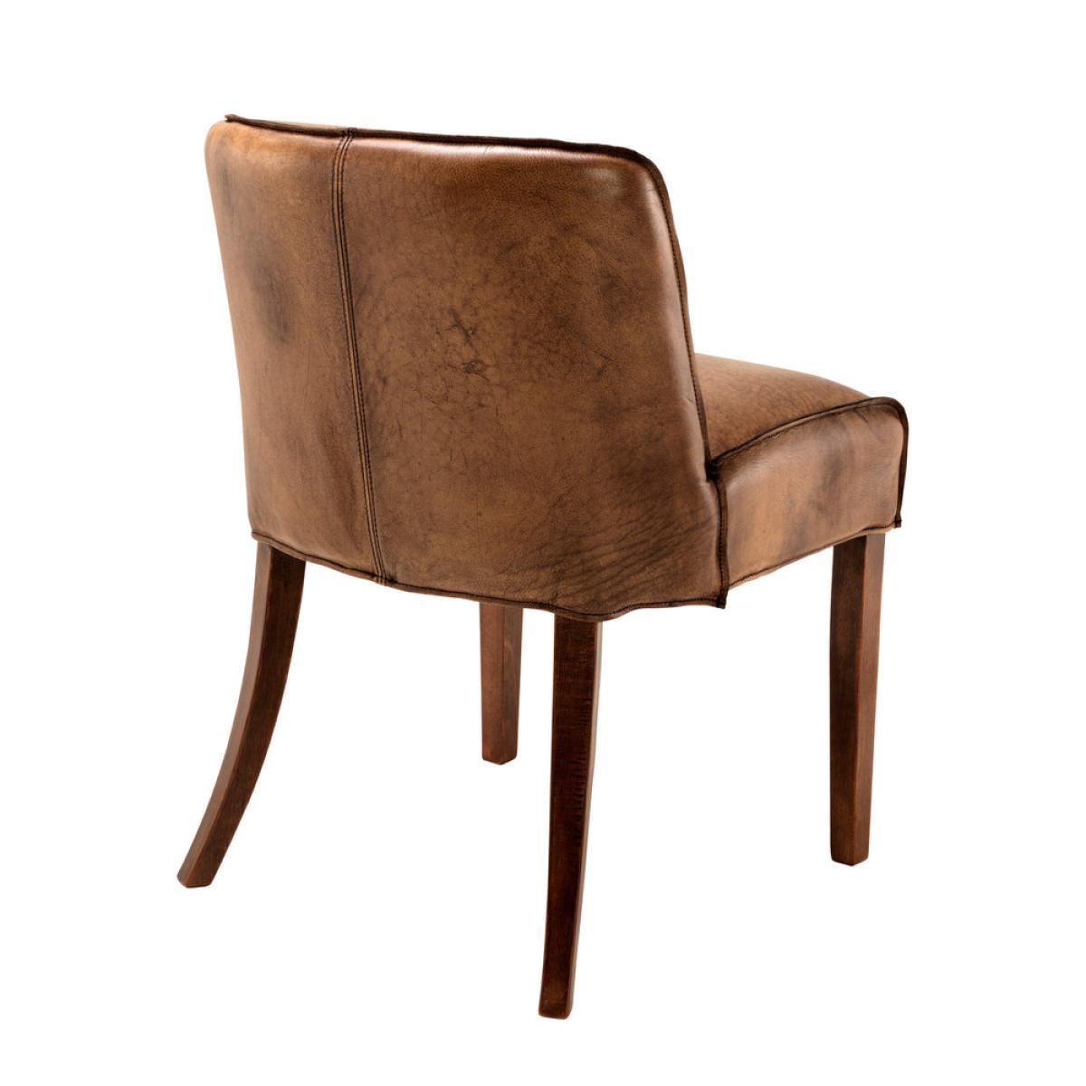 Eichholtz Barnes Dining Chair Tobacco Leather – image 2