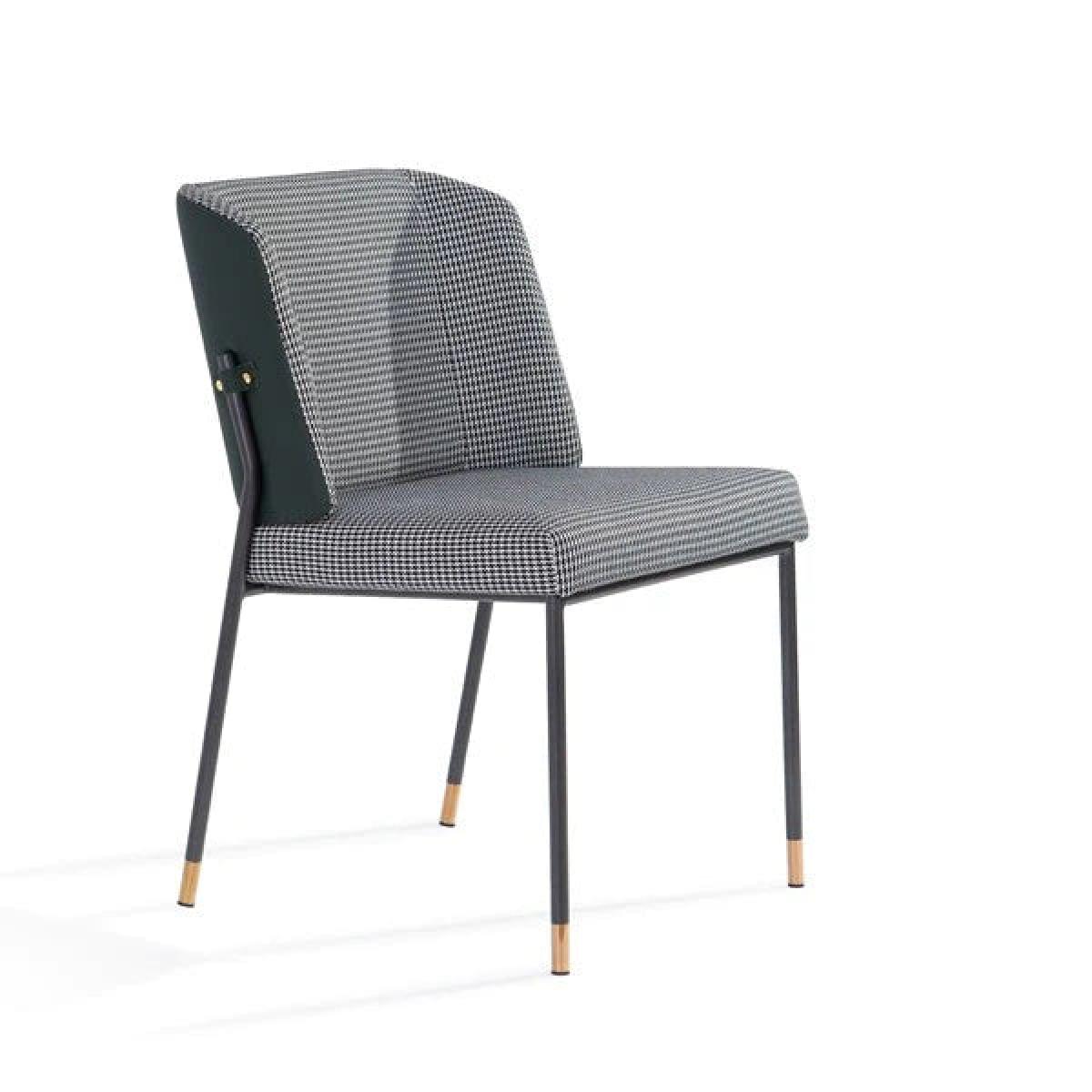 Tommy Franks Set of 2 Houndstooth Victor Dining Chairs – image 2