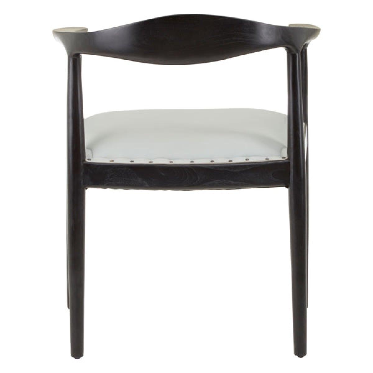Olivia's Kai Leather Dining Chair Grey – image 4