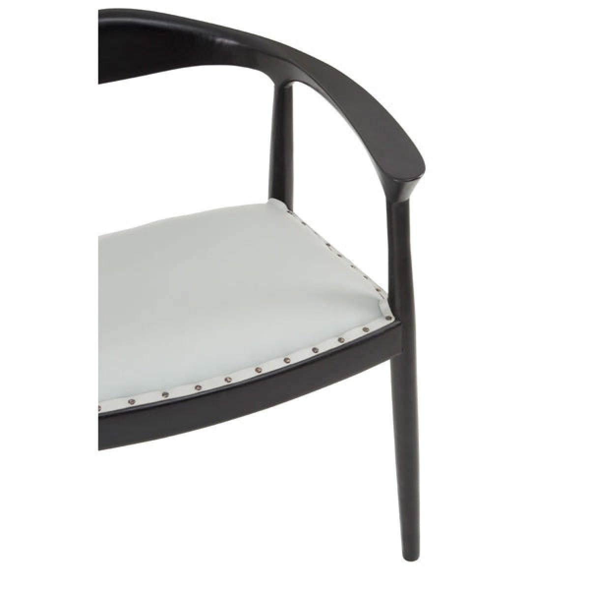 Olivia's Kai Leather Dining Chair Grey – image 6