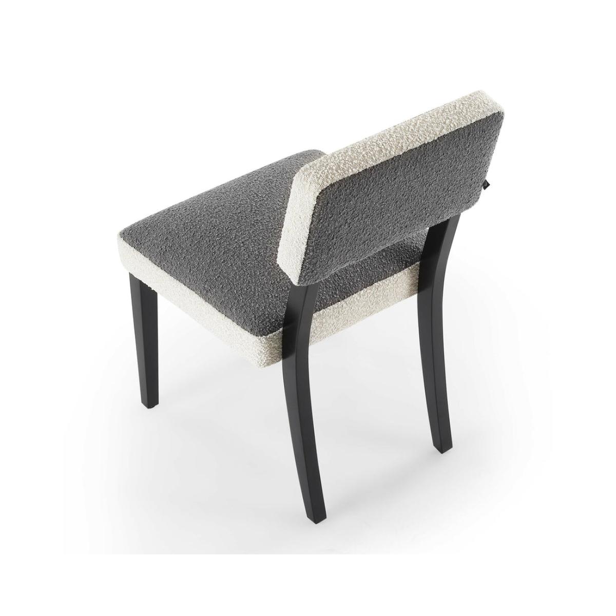 Liang & Eimil Alfama Dining Chair - Boucle Sand & Graphic Grey – image 3