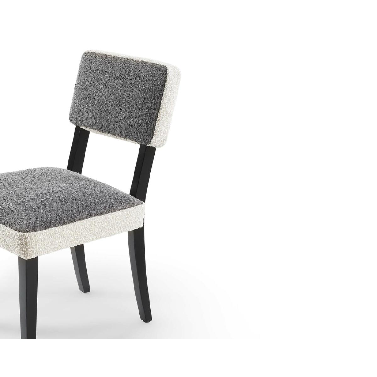 Liang & Eimil Alfama Dining Chair - Boucle Sand & Graphic Grey – image 5