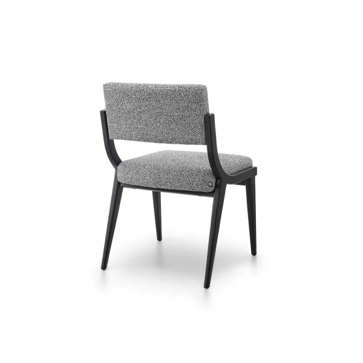 Liang & Eimil Miami Dining Chair Cordoba Speckle Grey & Matt Black – image 3