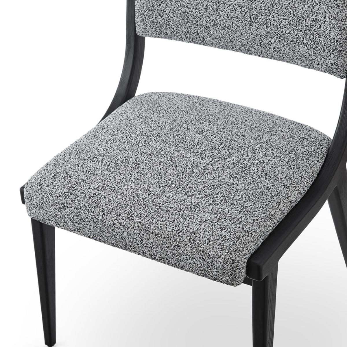 Liang & Eimil Miami Dining Chair Cordoba Speckle Grey & Matt Black – image 5
