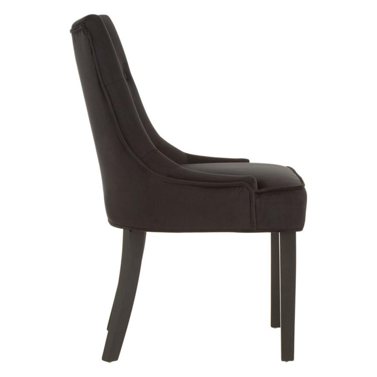 Olivia's Daxi Dining Chair, Black Velvet – image 2