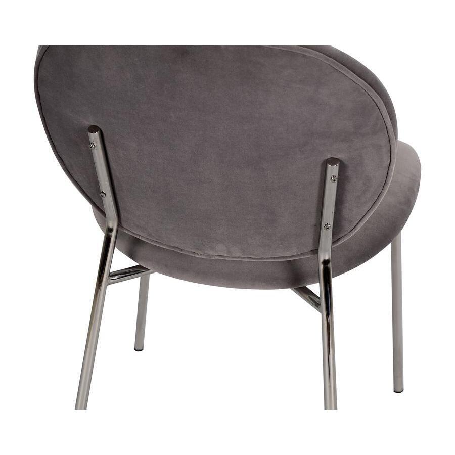 Liang & Eimil Elsa Chair (a set of 2) - Kaster Horizon Grey Velvet – image 5