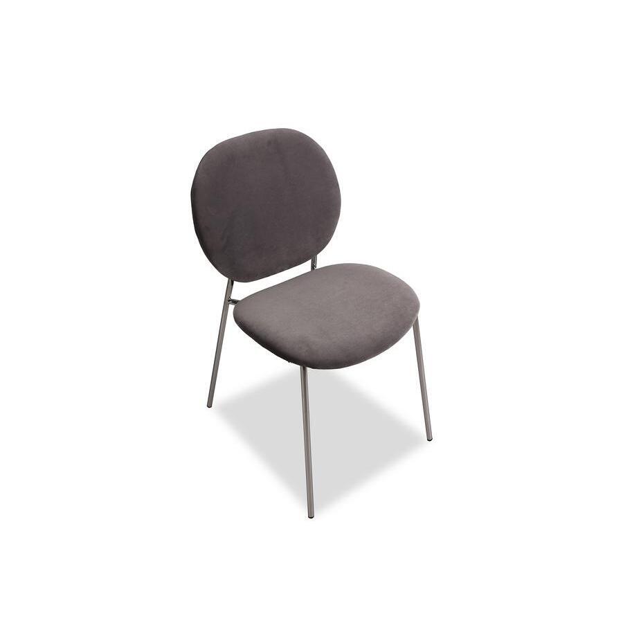 Liang & Eimil Elsa Chair (a set of 2) - Kaster Horizon Grey Velvet – image 6