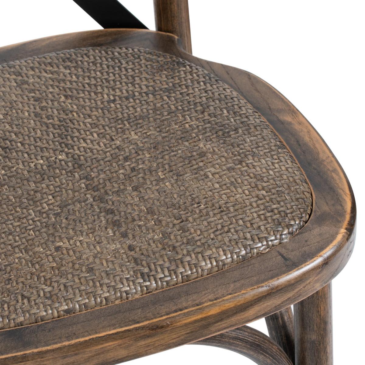 Hill Interiors Oak Cross Back Dining Chair – image 2