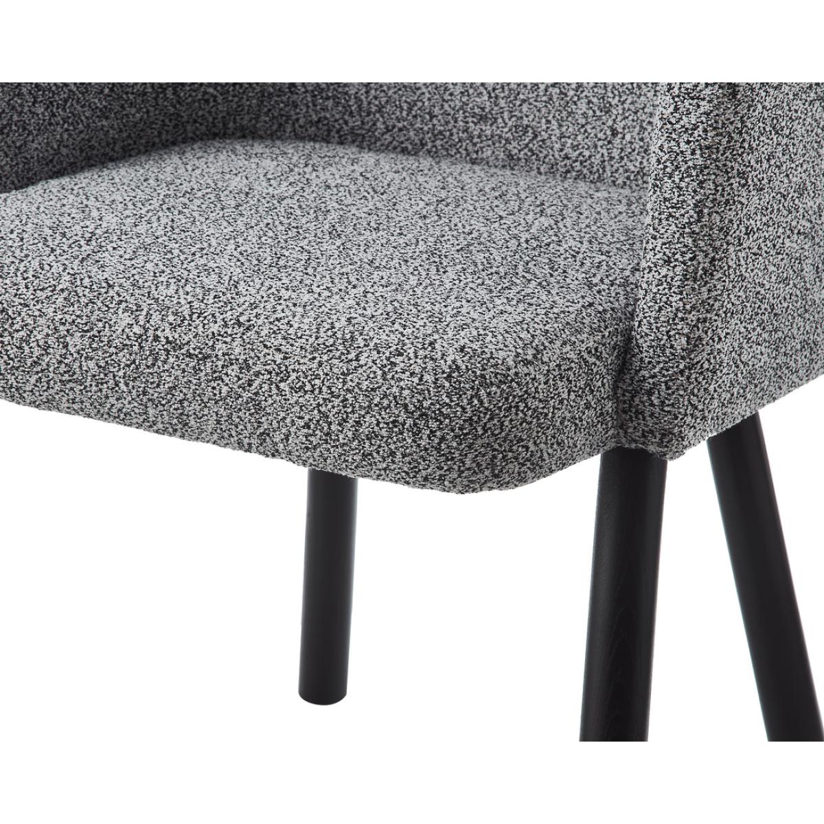 Liang and Eimil Ethis Dining Chair in Speckle Grey and Matt Black – image 4