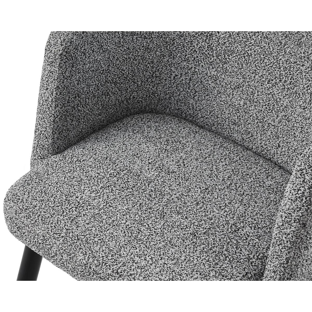 Liang and Eimil Ethis Dining Chair in Speckle Grey and Matt Black – image 5