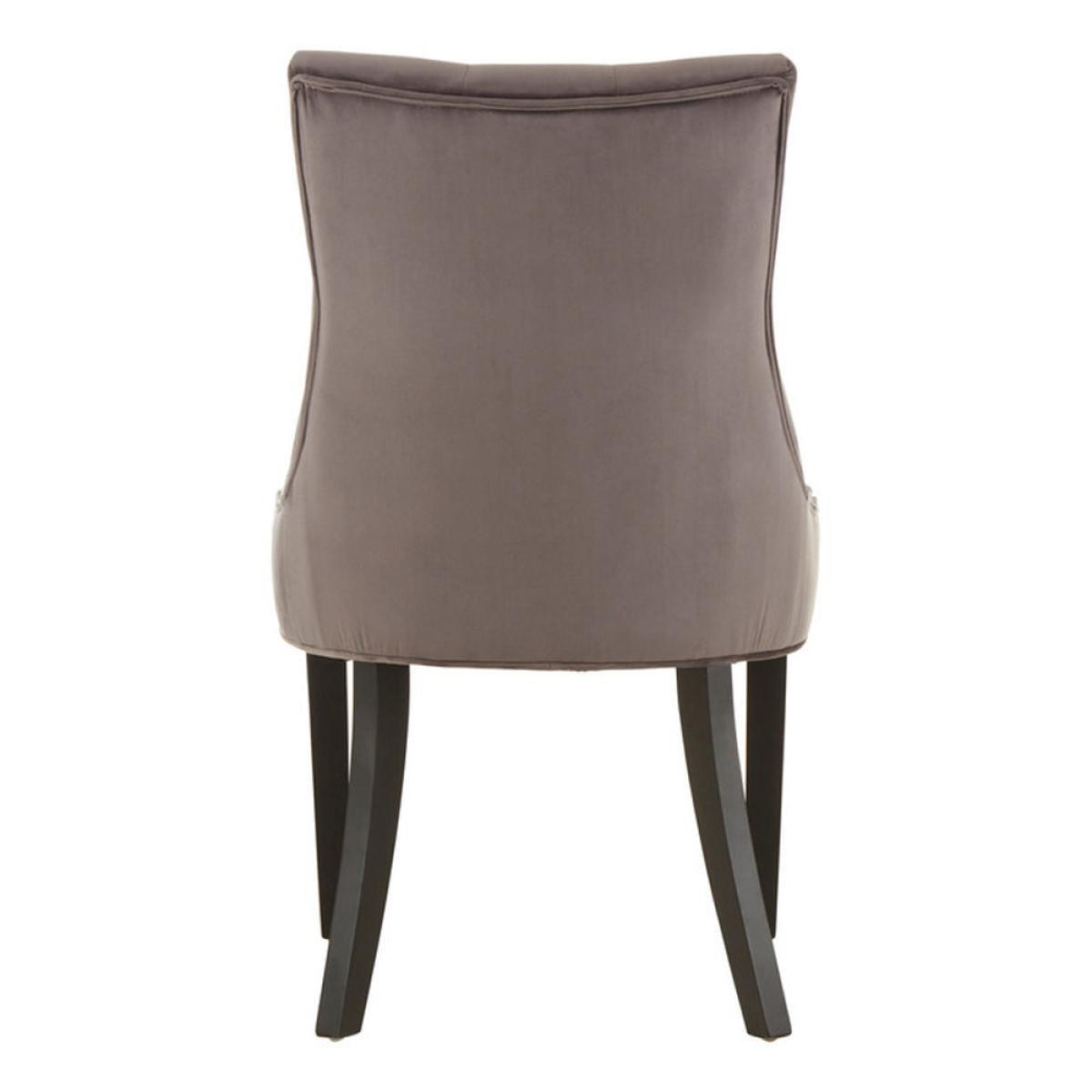 Olivia's Daxi Dining Chair, Storm Grey Faux Leather – image 3