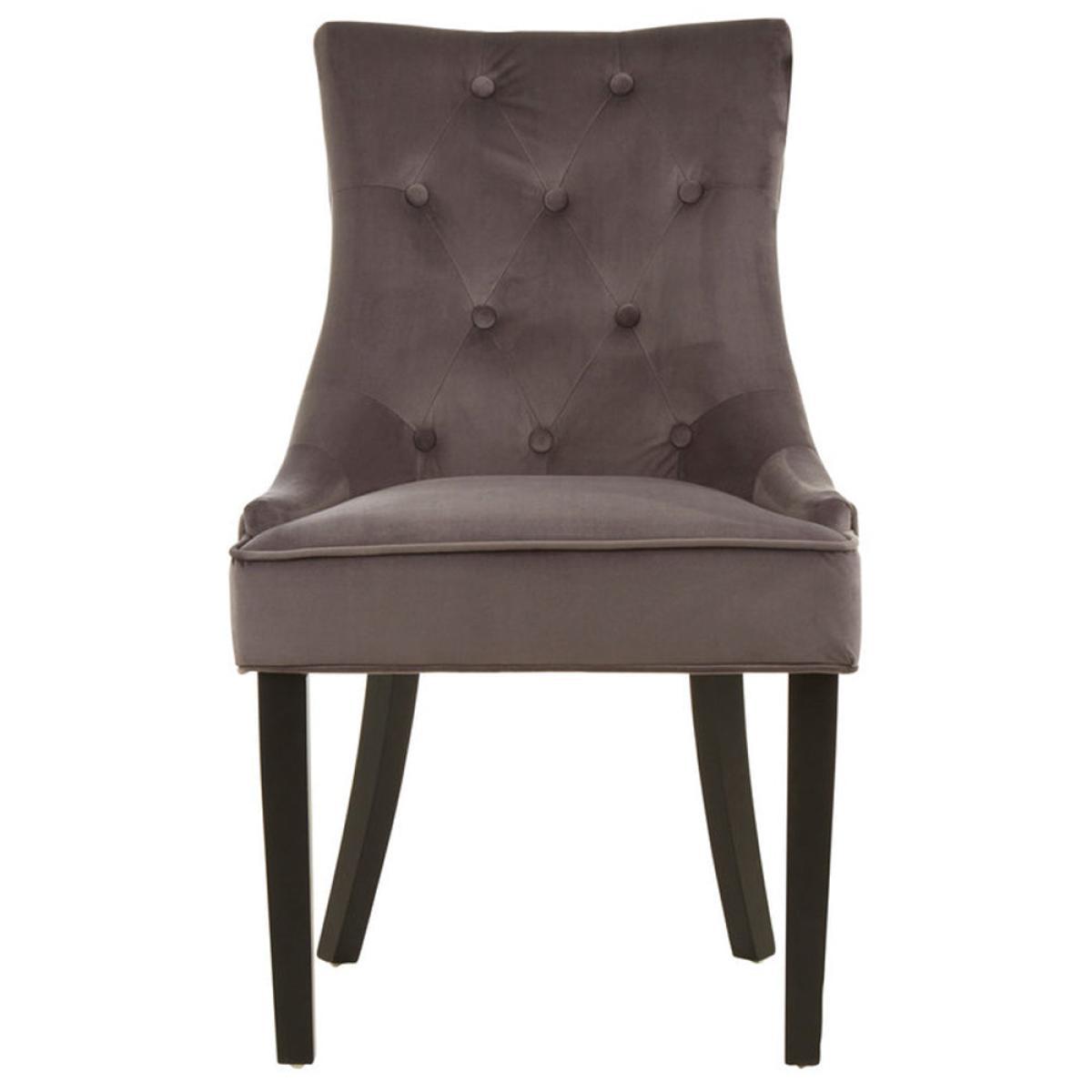 Olivia's Daxi Dining Chair, Storm Grey Faux Leather – image 6