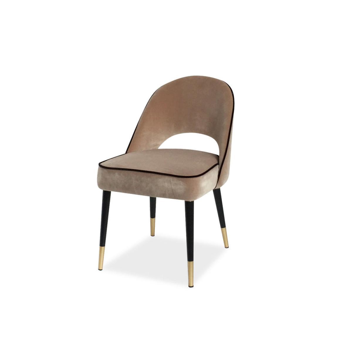 Liang & Eimil Yves Dining Chair Gainsborough Tobacco Velvet (a set of 2) – image 2