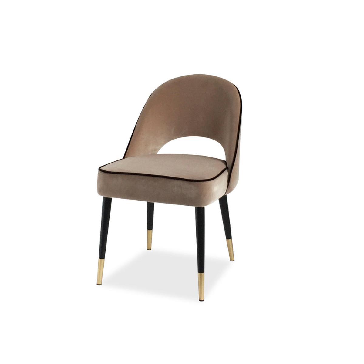 Liang & Eimil Yves Dining Chair Gainsborough Tobacco Velvet (a set of 2) – image 3