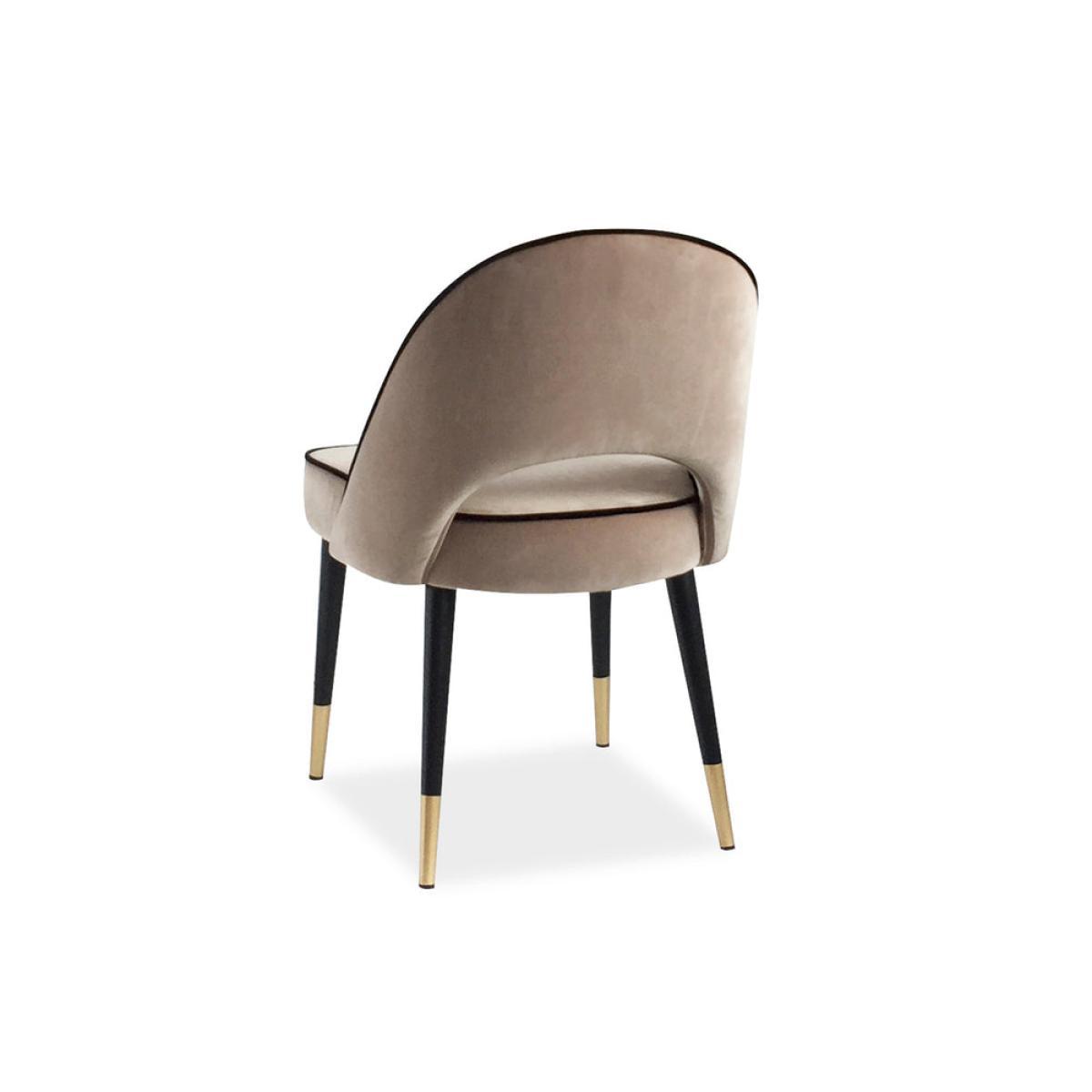 Liang & Eimil Yves Dining Chair Gainsborough Tobacco Velvet (a set of 2) – image 4