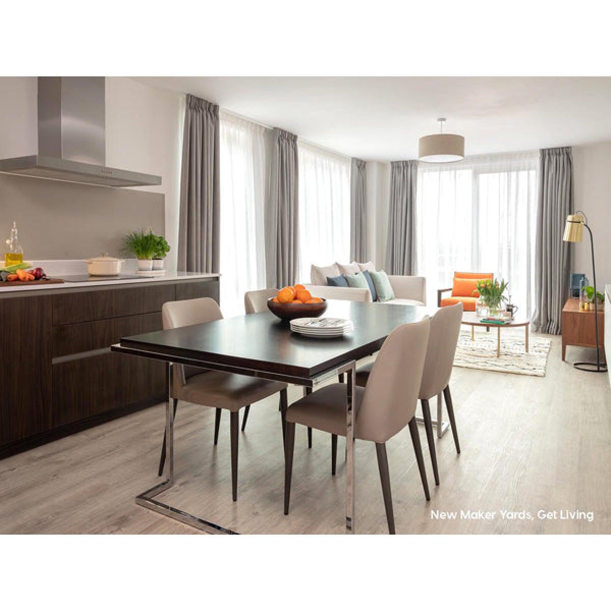 Olivia's Set of 2 Ala Taupe Dining Chairs – image 2
