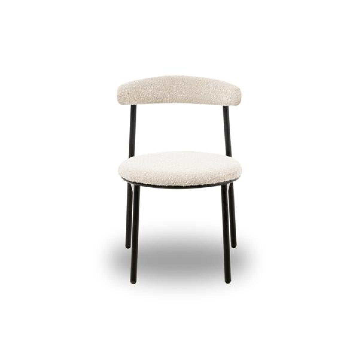 Liang & Eimil Set of 2 Nook Boucle Sand Dining Chairs – image 3