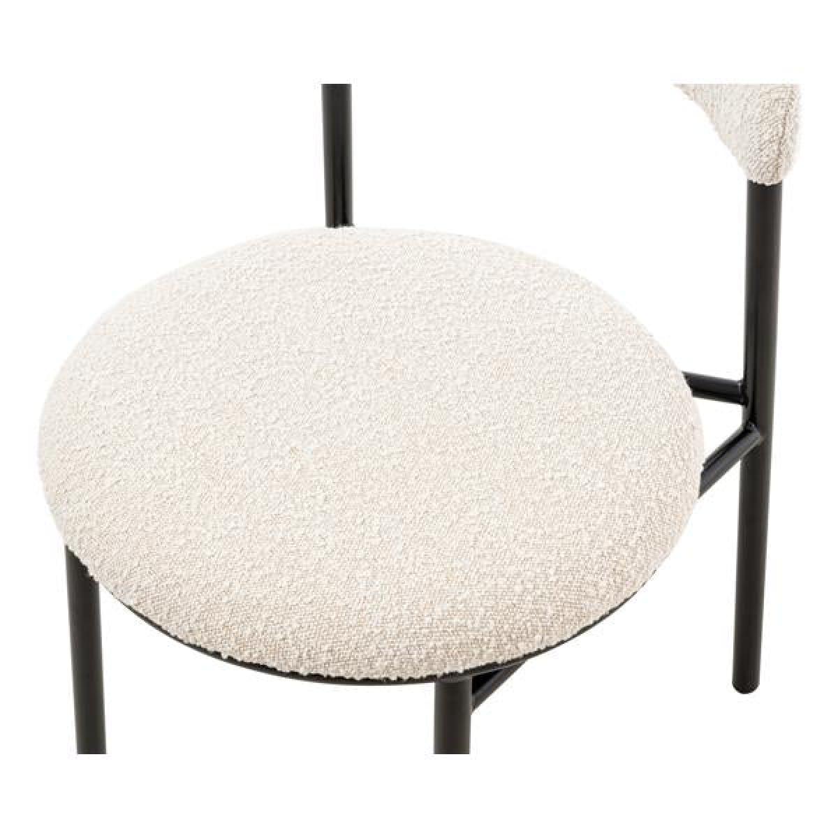 Liang & Eimil Set of 2 Nook Boucle Sand Dining Chairs – image 5