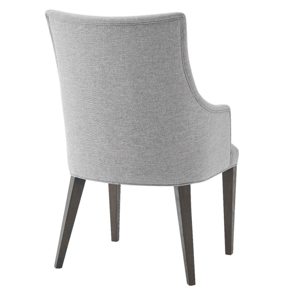 TA Studio Adele Dining Chair with Arms in Matrix Pewter – image 2