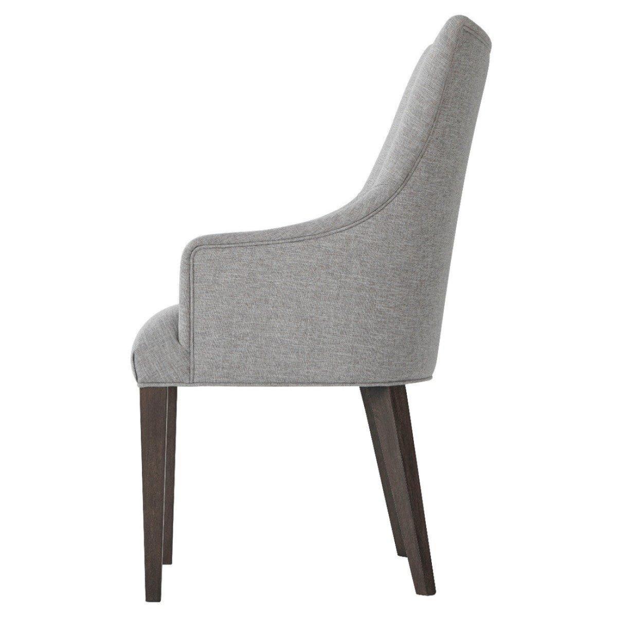 TA Studio Adele Dining Chair with Arms in Matrix Pewter – image 3
