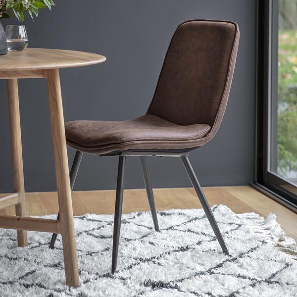 Gallery Direct Newton Chair Brown – image 2