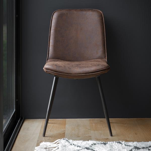 Gallery Direct Newton Chair Brown – image 3