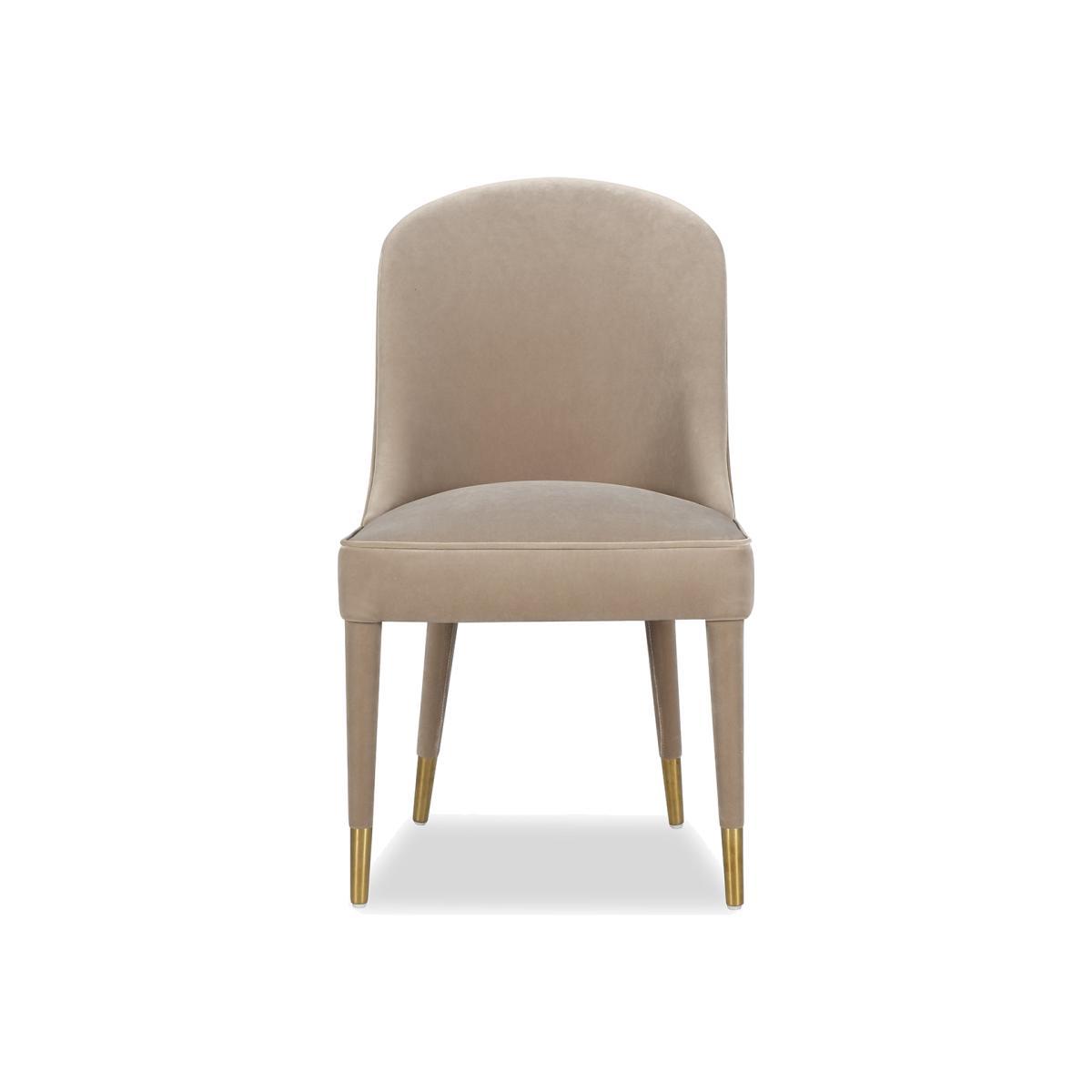 Liang & Eimil Viva Baxter Mink Velvet Chair – image 1