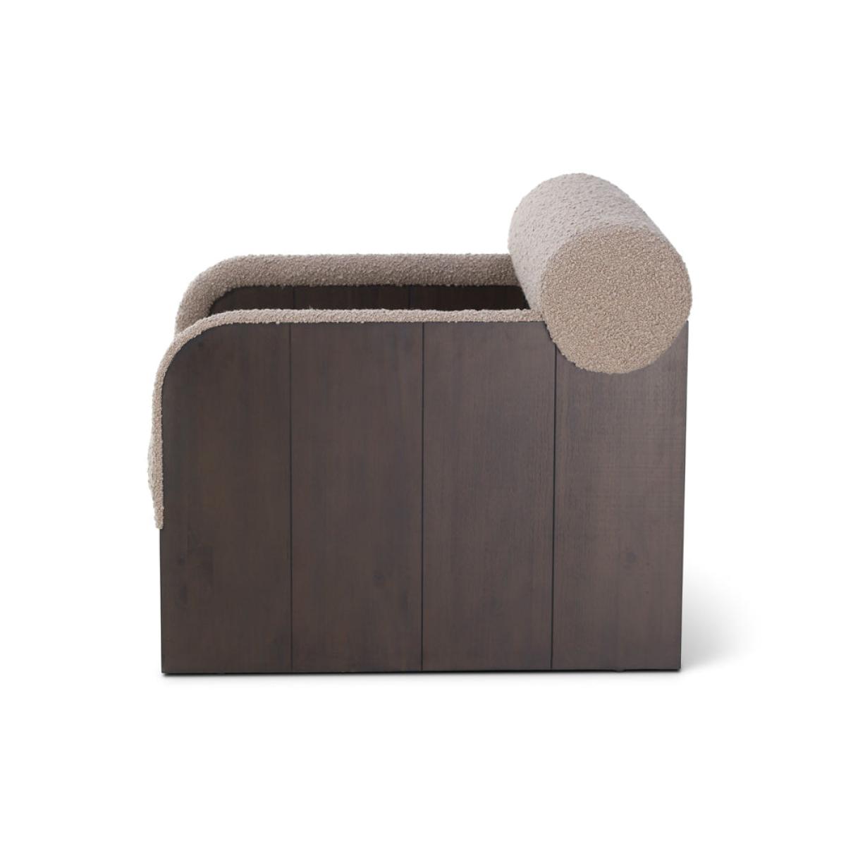 Liang & Eimil Elis Occasional Chair - Beverly Boucle Espresso Grey – image 3