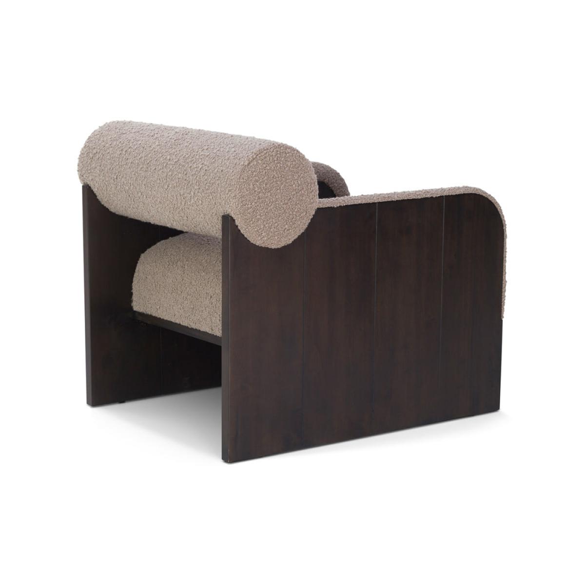Liang & Eimil Elis Occasional Chair - Beverly Boucle Espresso Grey – image 4
