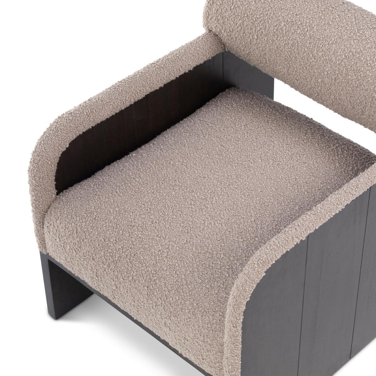 Liang & Eimil Elis Occasional Chair - Beverly Boucle Espresso Grey – image 6