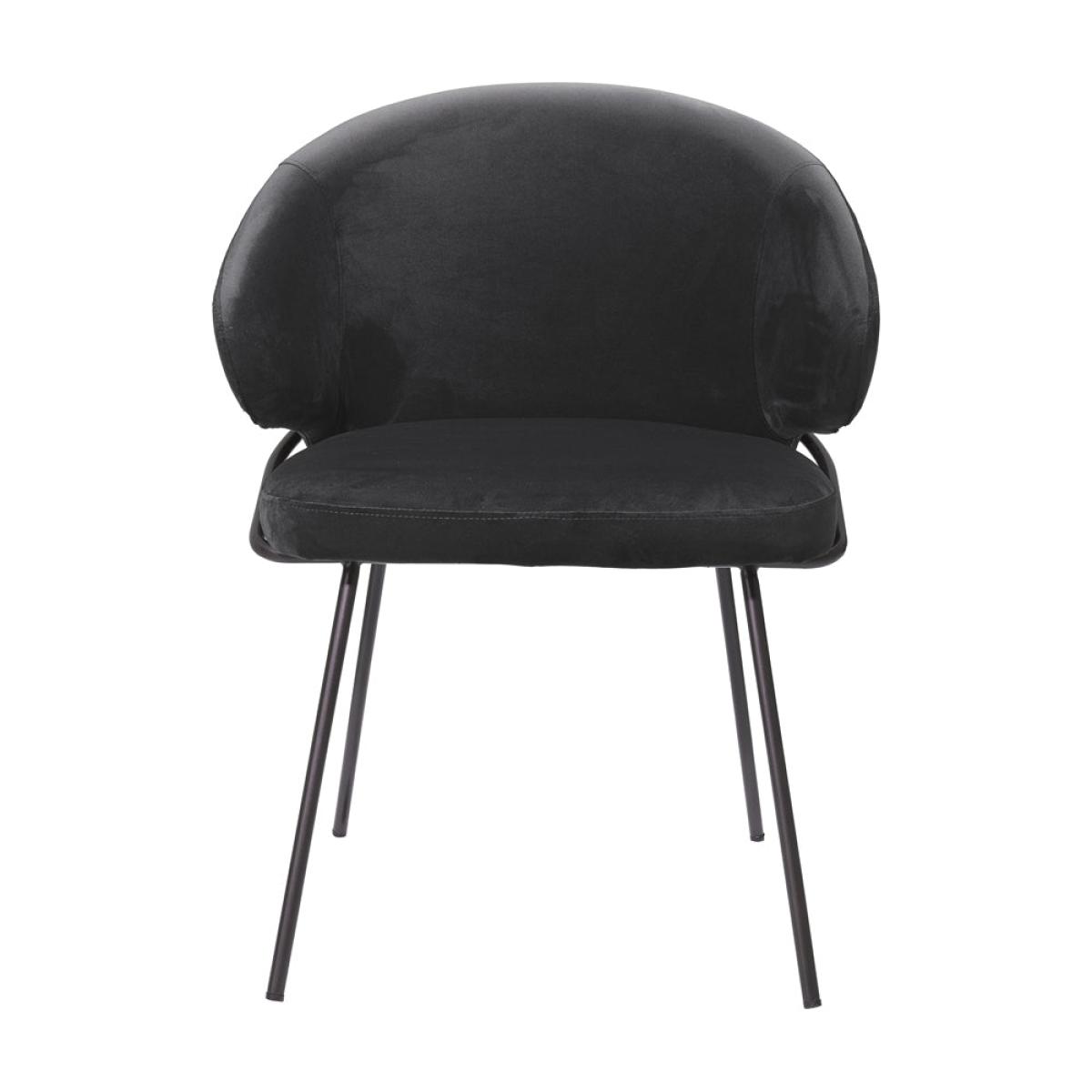 Eichholtz Kinley Dining Chair in Roche Black Velvet – image 2