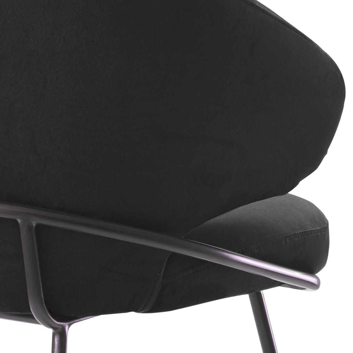 Eichholtz Kinley Dining Chair in Roche Black Velvet – image 5