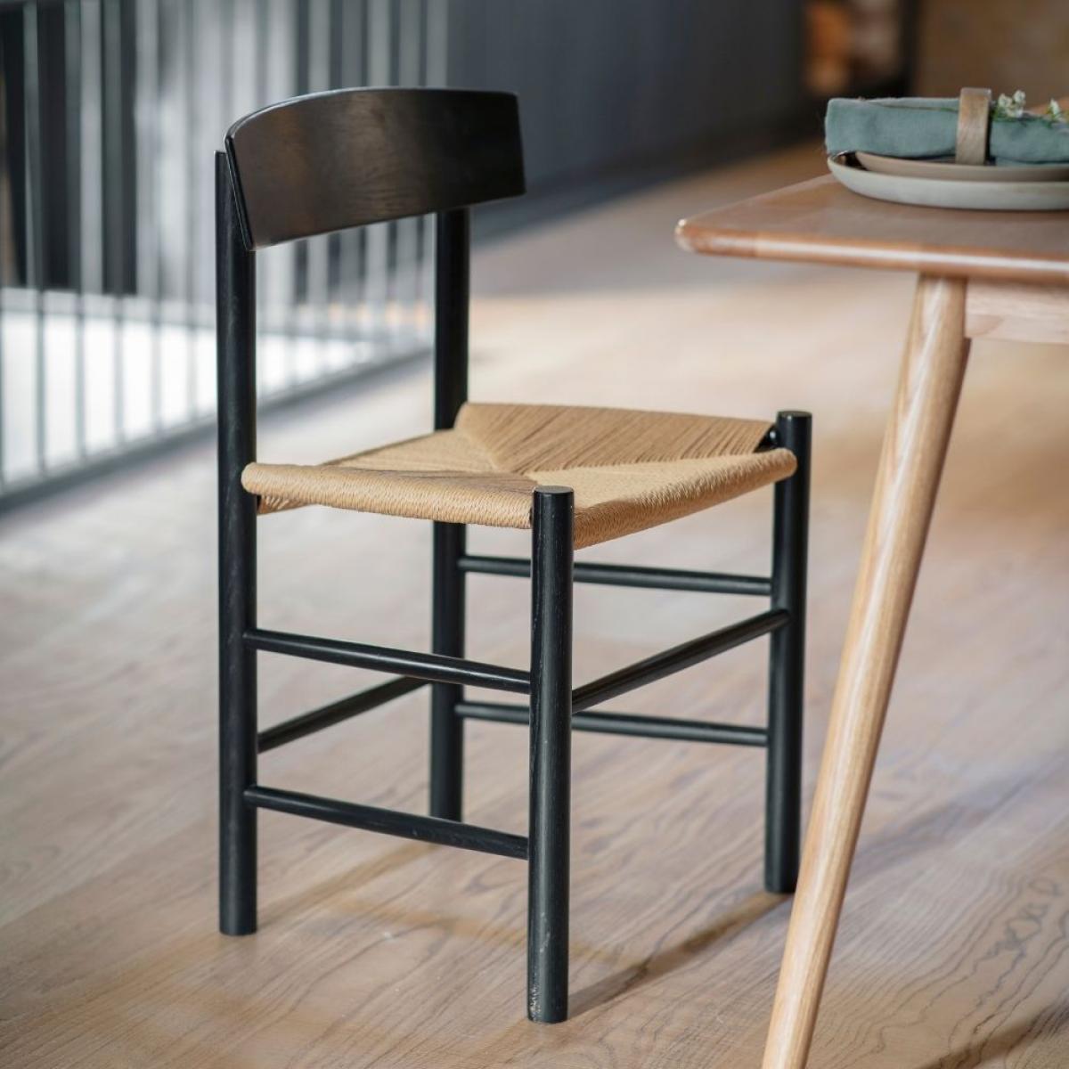 Garden Trading Longworth Black Dining Chair – image 2