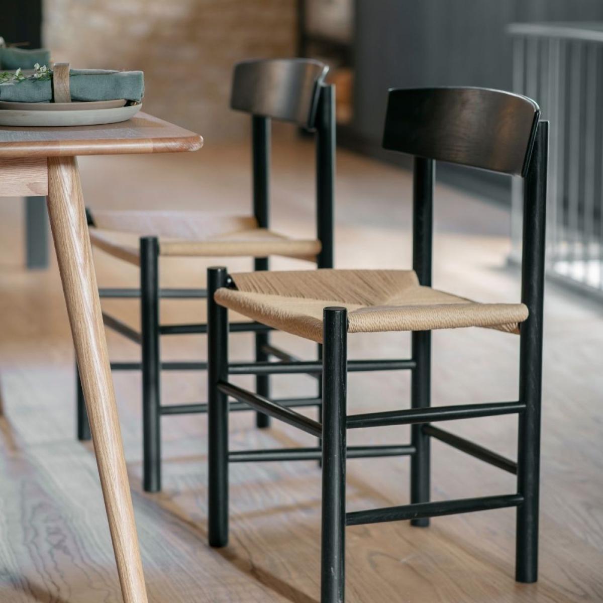 Garden Trading Longworth Black Dining Chair – image 1