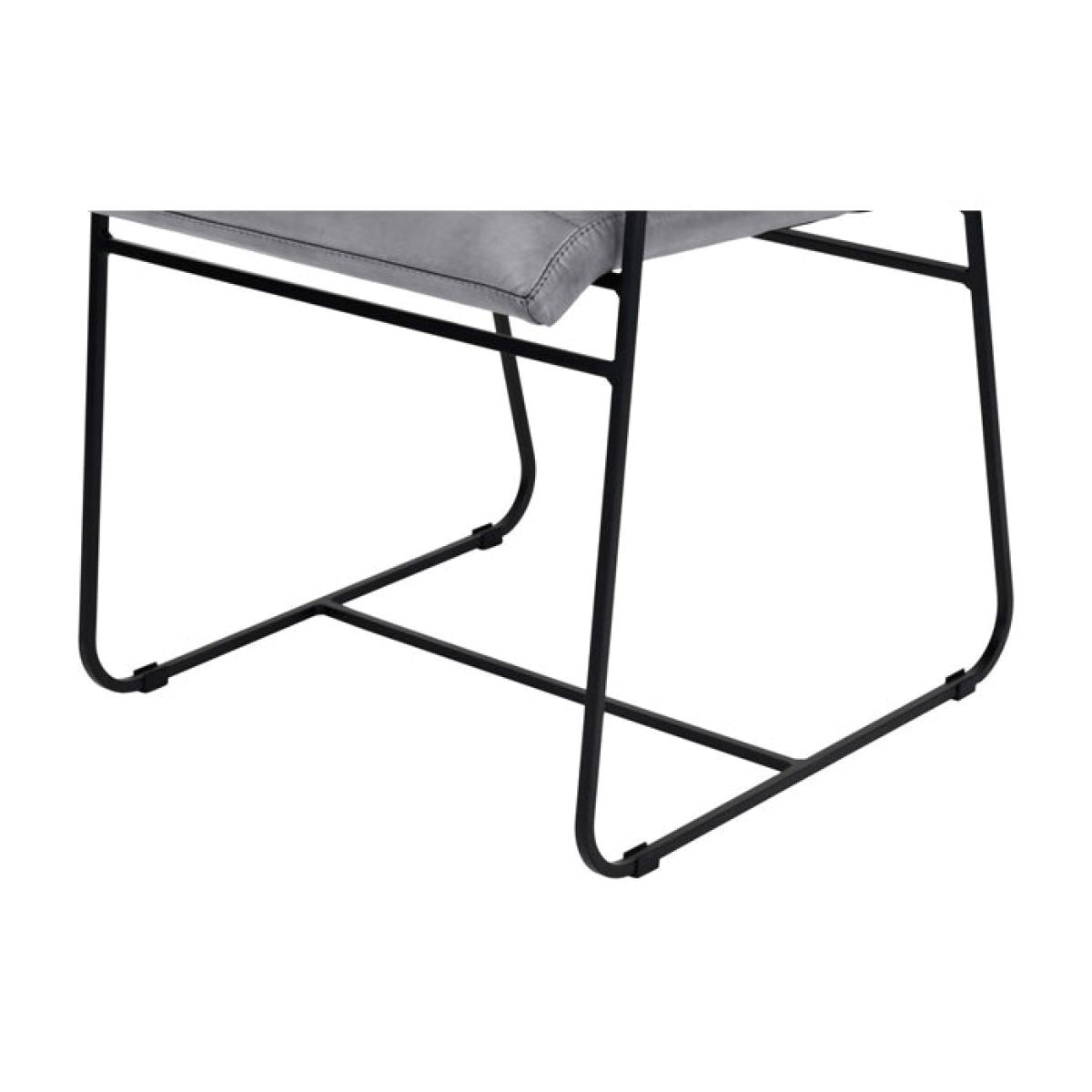 Libra Belton Leather Concrete Dining Chair – image 2