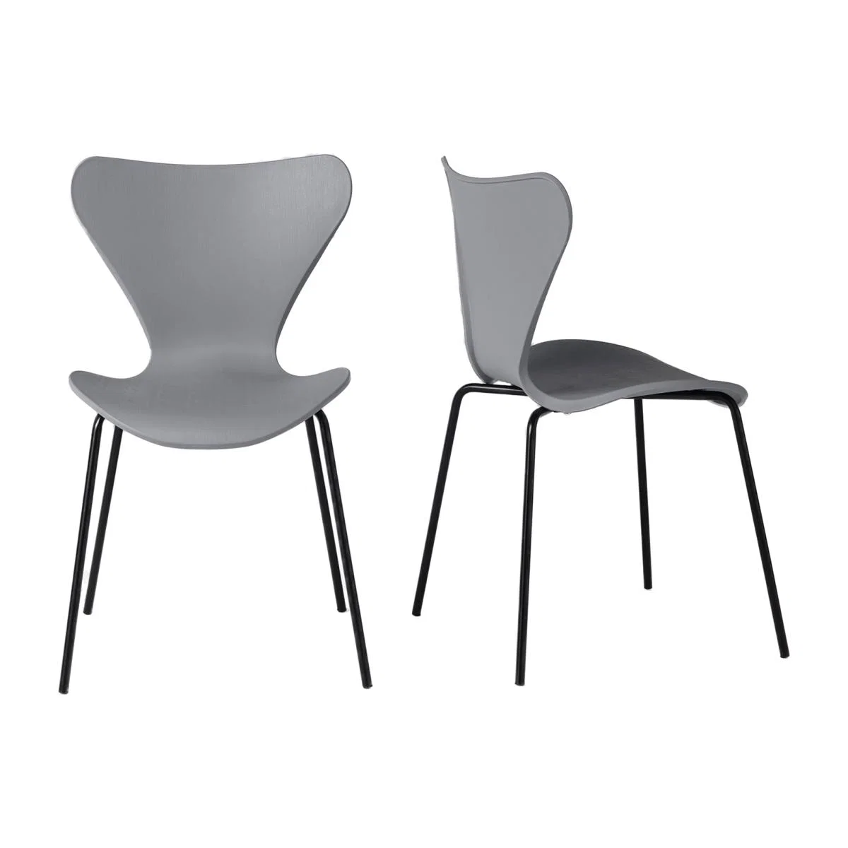 Fleur - Dining Chairs - Set of 4 - Grey