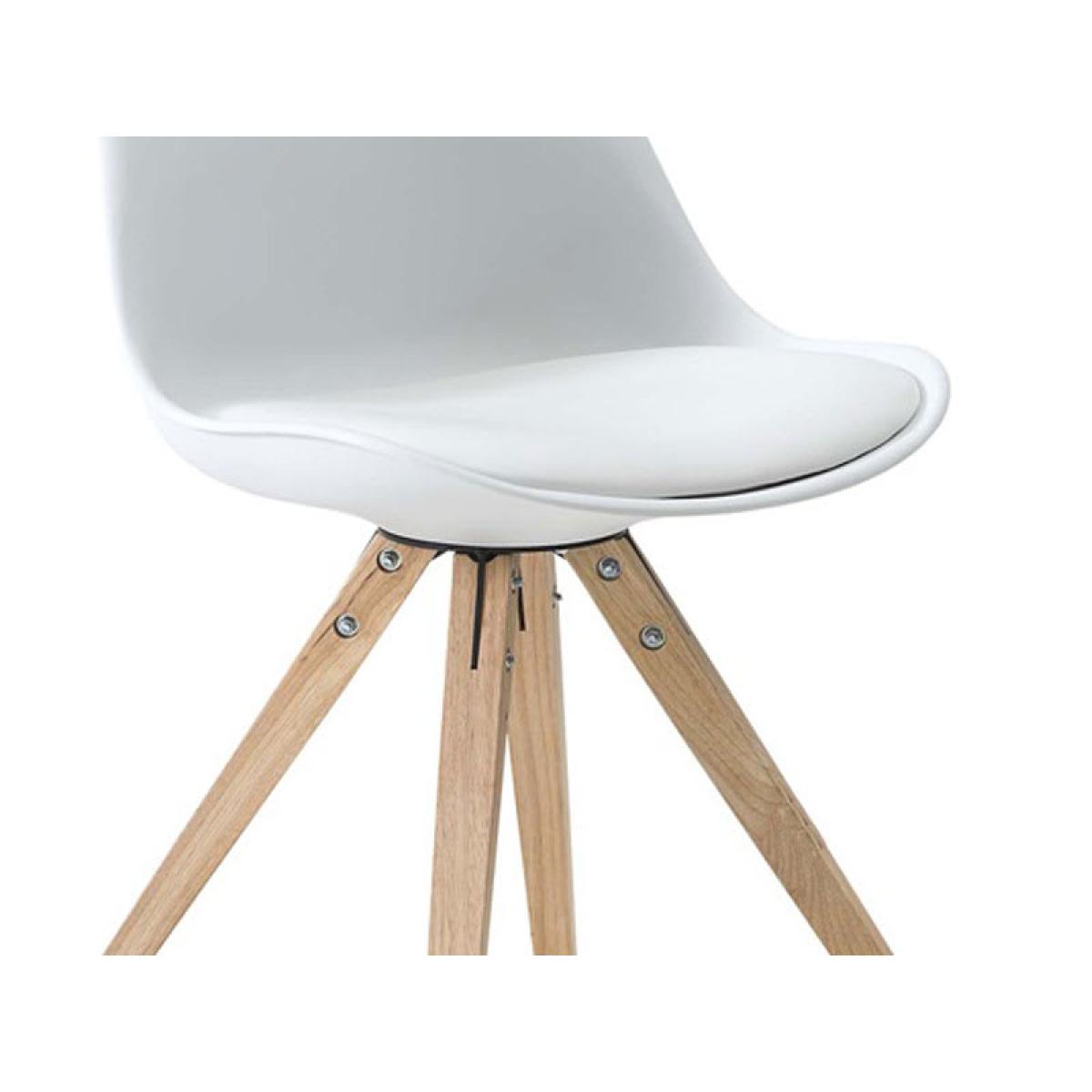 Amelia - White Bucket Chairs - Set of 2 – image 2
