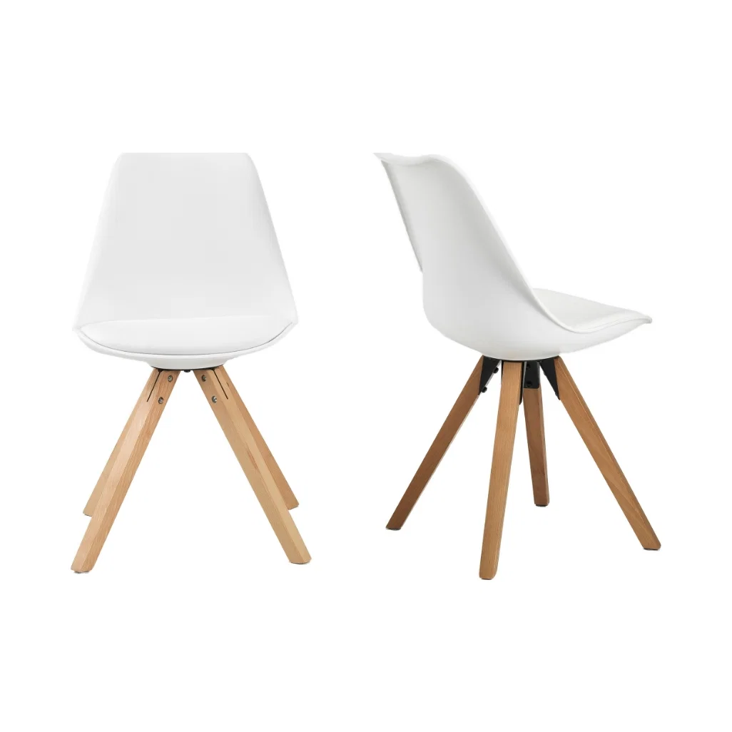 Bojan - Bucket Chairs - White - Set of 2 – image 1